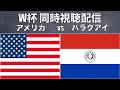 【W杯同時視聴配信】グループD アメリカvsパラグアイ ※試合映像は映りません