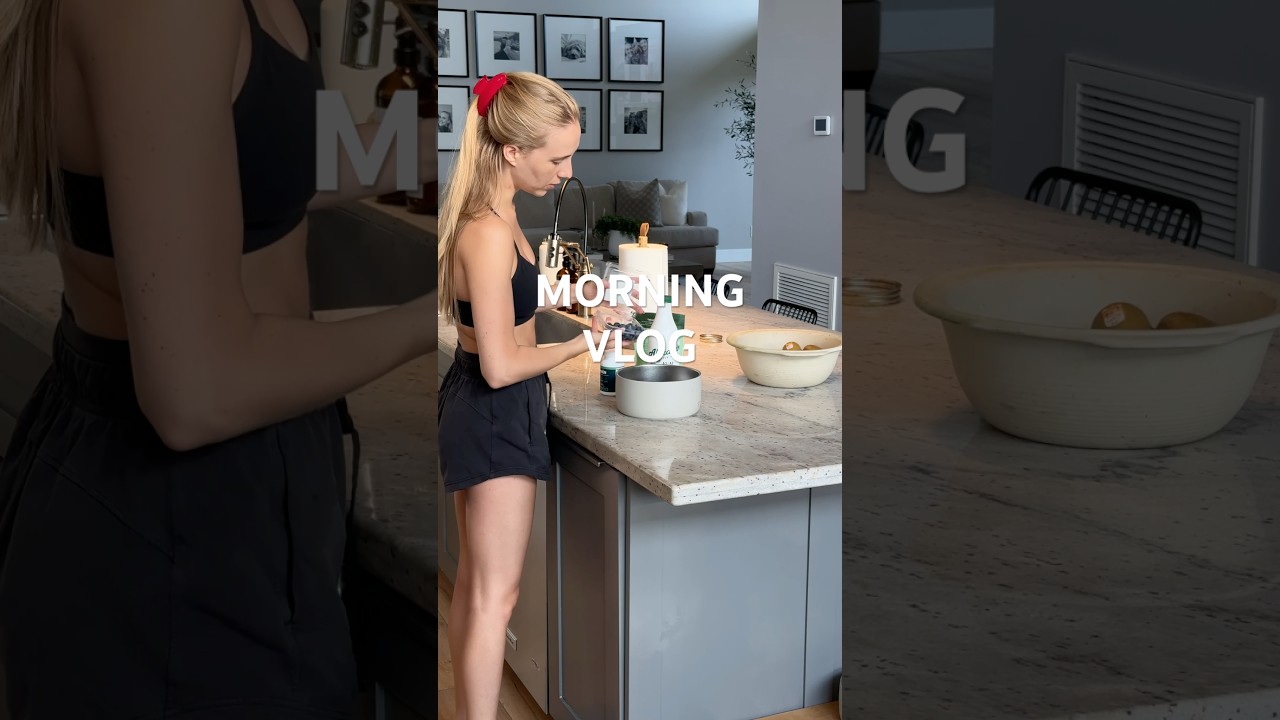 Hope you all had a wonderful Memorial Day weekend! My productive morning routine 💕