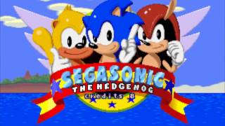 Segasonic The Hedgehog - Attract Mode & Opening Sequence