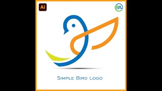 Bird Logo | how to make a logo #tutorial#Short#Logo#illustrator