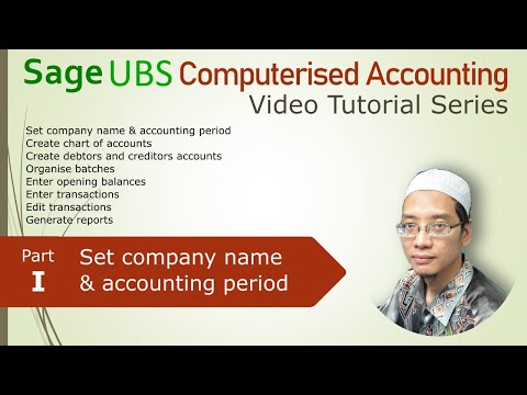 UBS Computerised Accounting Tutorial pt1: Introduction and Company Setup