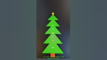 Html & css Christmas tree with animation of lights #blink  #christmas #css #html @WebTutorialsDev