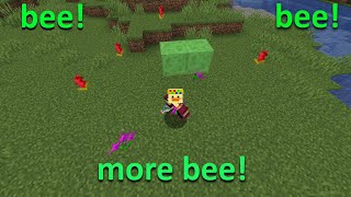 bees ! bees ! more bees ! minecraft but for evry 5 like I add 3 random mods ep 10