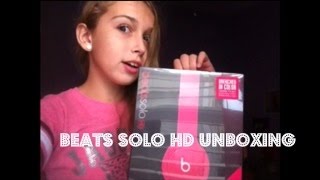 Unboxing Beats Solo HD in Pink(Hey Polar Bears! In this video I am unboxing the Beats Solo HD in Pink by dr.dre! I got them from Target for $100 in the Black Friday sale!, 2014-11-29T20:13:15.000Z)