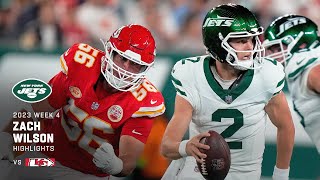 Qb Zach Wilsons Best Plays Vs. Chiefs Week 4