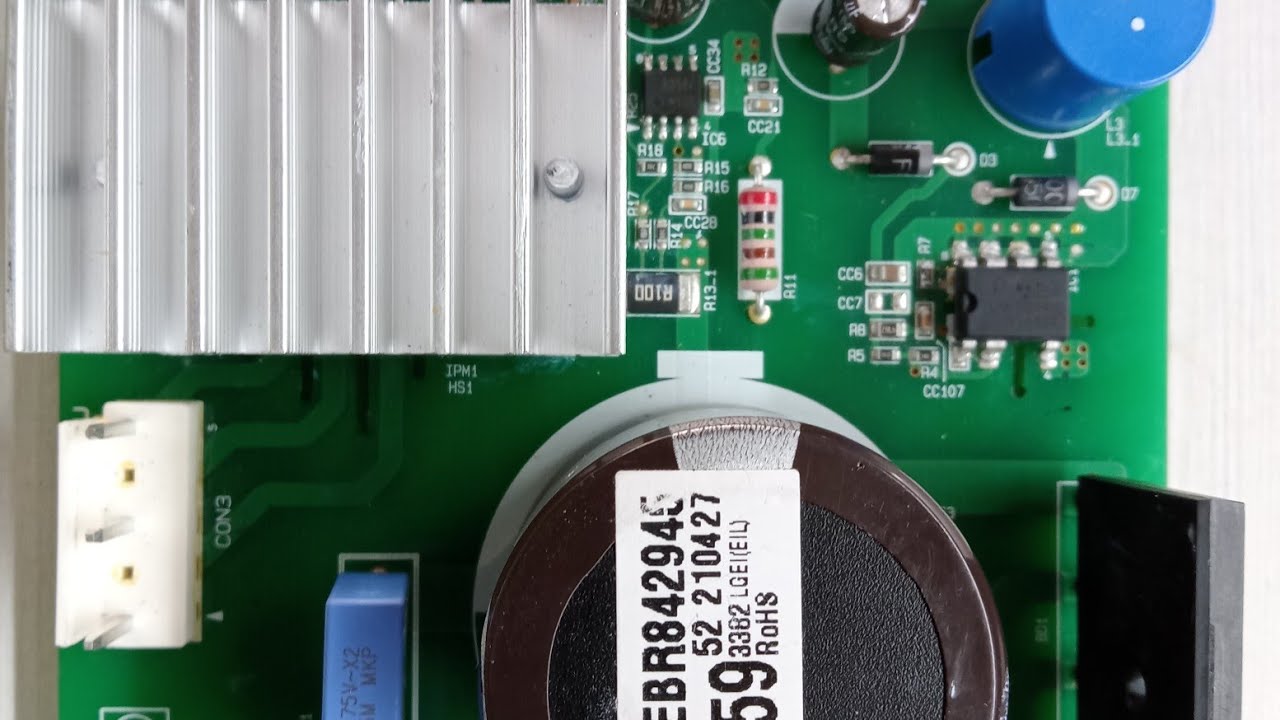 LG inverter fridge single door PCB repair