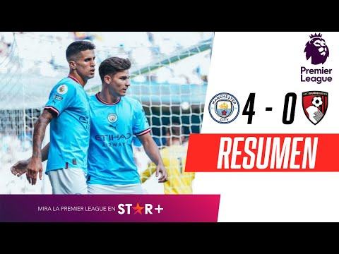 ¡FESTIVAL DE GOLES PARA EL CITY DE GUARDIOLA! | Manchester City 4-0 Bournemouth | RESUMEN
