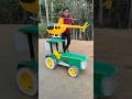 Helicopter Vs Big Size Jhon Deere Tractor | Remote control Tractor | Rc helicopter #helicopter
