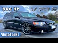 566HP VOLVO V70R *304KM/H* REVIEW on AUTOBAHN by AutoTopNL