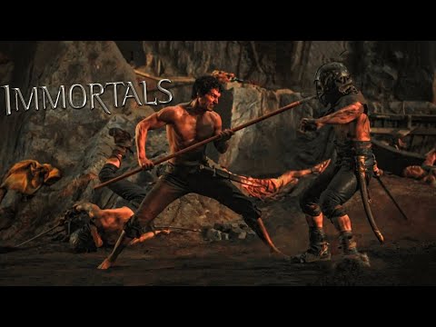 عبد بيلاقي سلاح في كهف بيقتل بيه جيش كامل ملخص فيلم Immortals