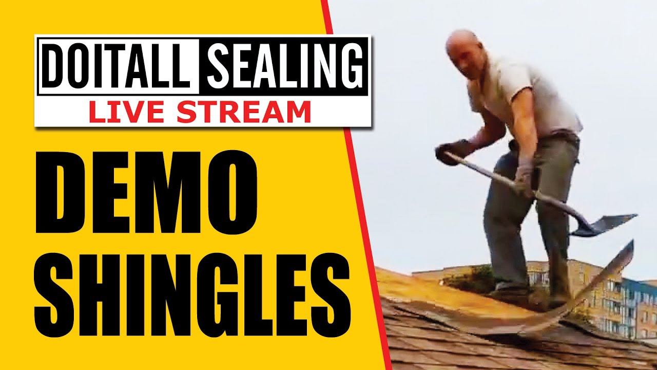 Removing Roof Shingles Live YouTube