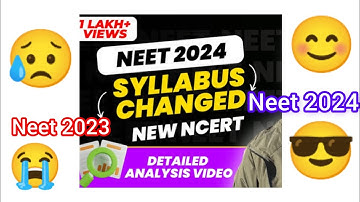 Neet 2024 syllabus Reduced In detail released By NMC