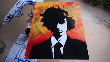 --How to Make High Contrast Spray Paint Art--