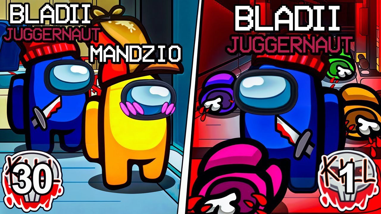 MOJA NAJLEPSZA GRA jako JUGGERNAUT - *1vs14* w AMONG US!!!