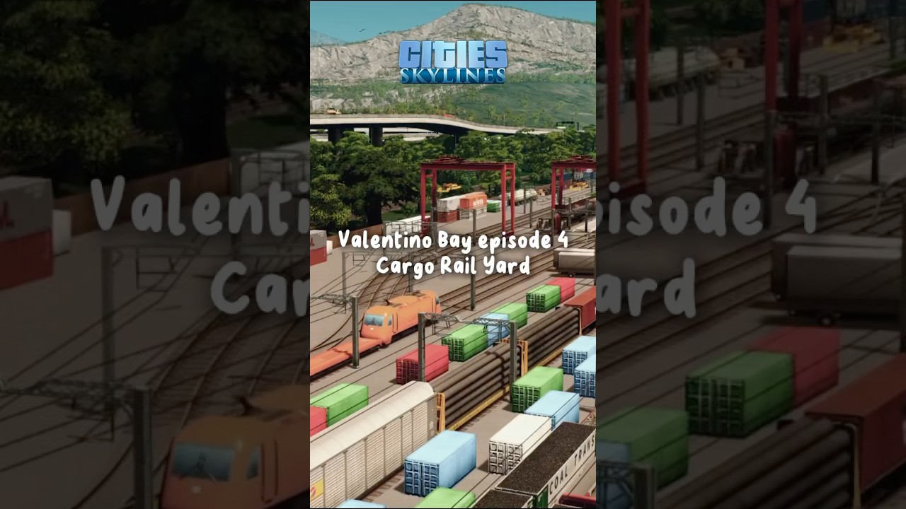 Cargo rail stations don’t have to look boring! Detailing makes all the difference🚊 