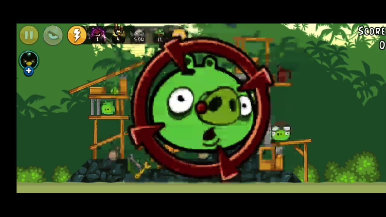 Angry Birds Classic - Mighty League Gameplay Level 6 in Pitch Black