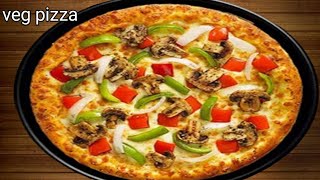 घर पर बनाएं बिना ईस्ट बिना बिना आवेन कढ़ाई में सुपर सॉफ्ट Dominos jaisa pizza homemade  veg pizza ?