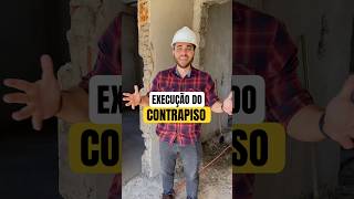 Execução do Contrapiso na Prática. #construção #engenhariacivil