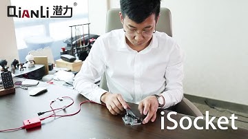 How to use QianLi Toolplus iSocket to test iPhone X motherboard