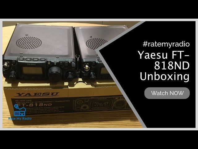 Yaesu FT-818 in the flesh! First look at the FT-818ND inc unboxing