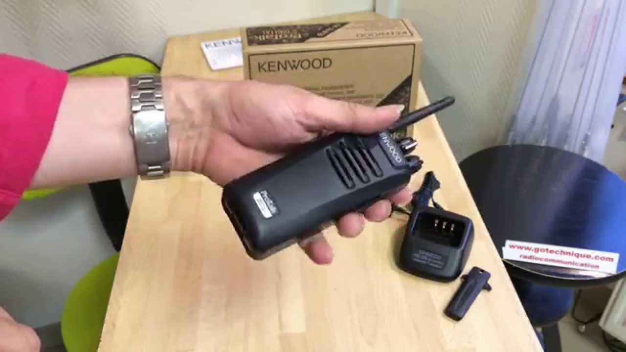TK3401 Talkie Walkie Kenwood DPMR PMR446 UHF Presentation Go Technique