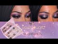 Purple Haze ft. Rose Quartz Palette *New* by Huda Beauty look #4