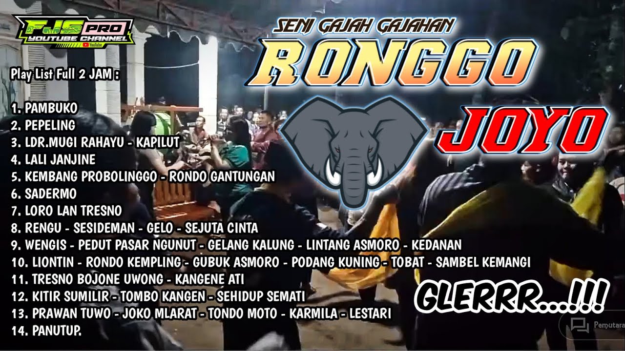 FULL GAJAH RONGGO JOYO - KLATA'AN - DIRUMAH Bpk. Hasan Bakri🔴