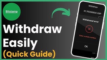 Bitstamp How To Withdraw !