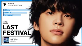 Line Distribution | TWS — '마지막 축제 (Last Festival)'