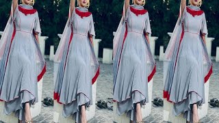 Beautiful Grey Colour Dress Designs ️️