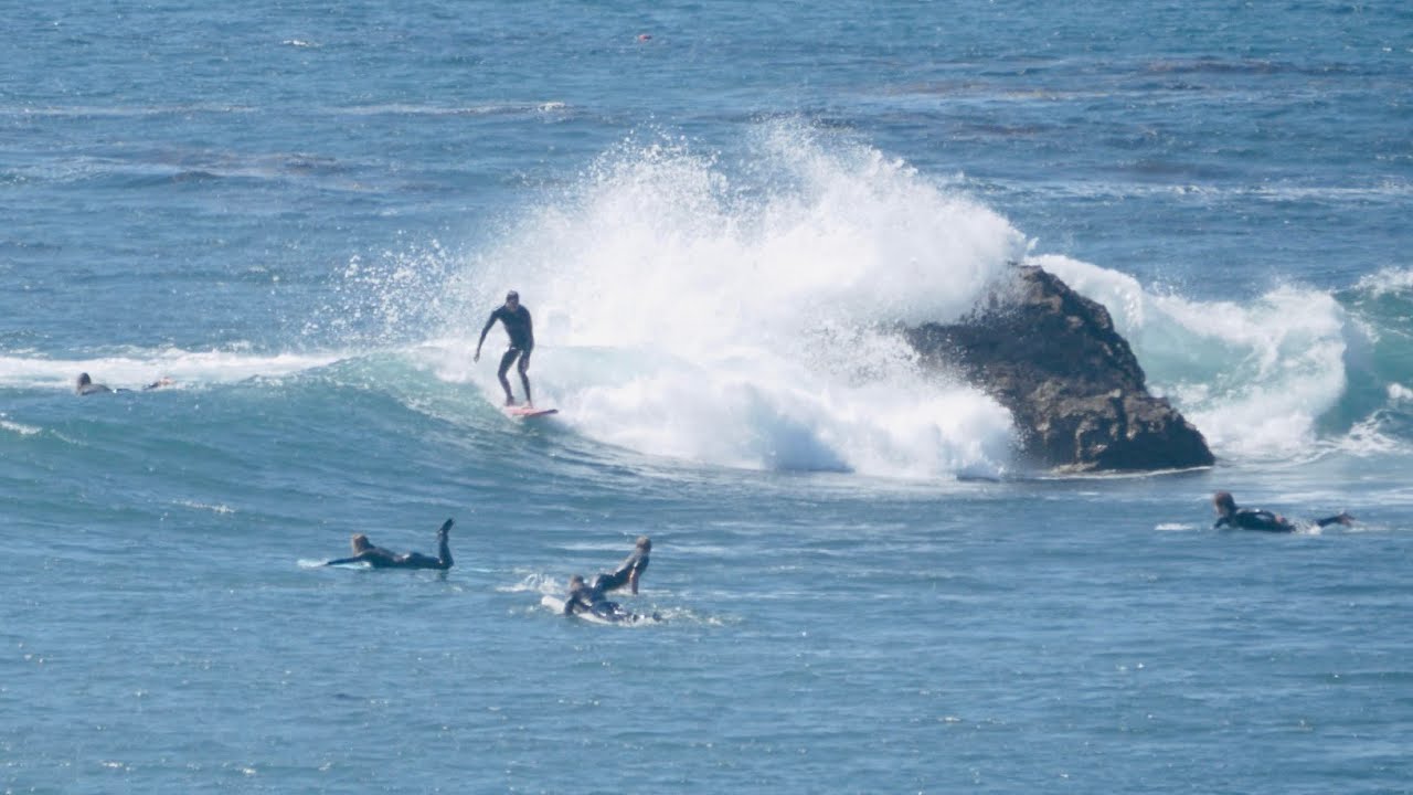 Surfing California Point Break