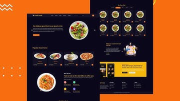 Responsive Restaurant  Website Design Tutorial in React.js with Modern UI and UX