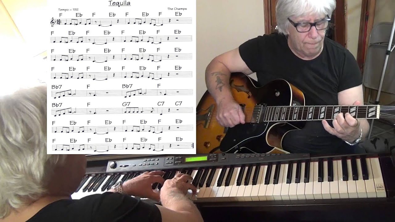Tequila Jazz guitar & piano cover ( The Champs ) Yvan Jacques YouTube