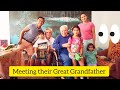 Vlog 86 - Sofia's 1st time to meet her 93 yrs old Great grand Dad