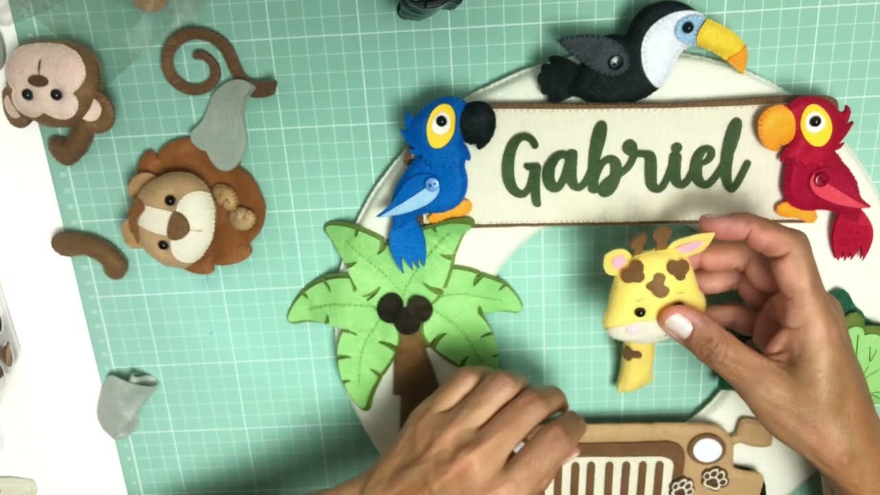 Guirlanda Safari - Moldes Grátis