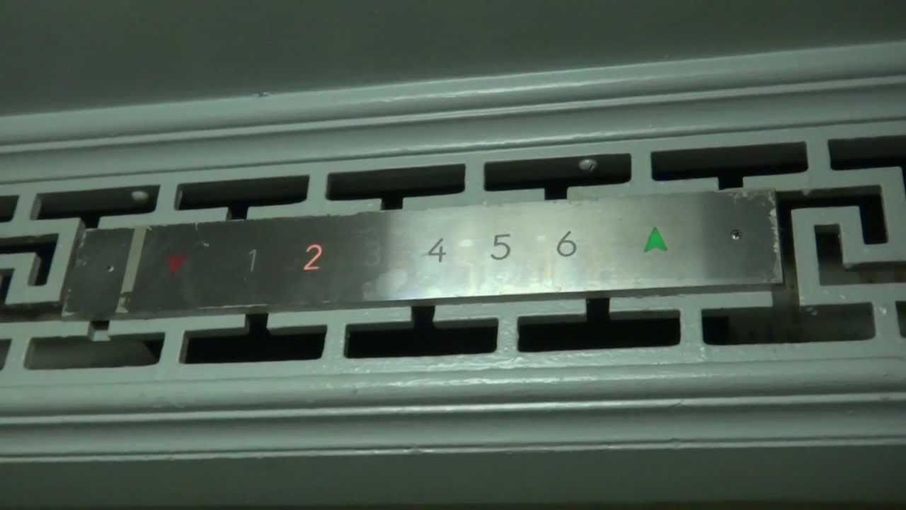 Vintage DOVIS Traction elevator @ Robert E Lee Building Lexington VA