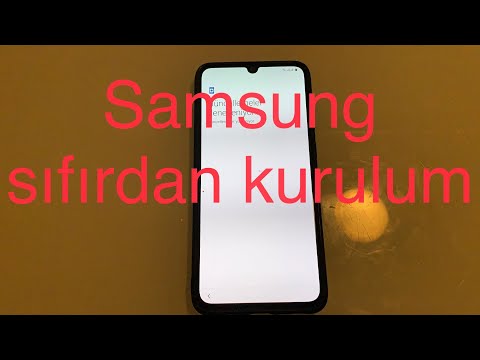 Video: Samsung Vitu Nasıl Kurulur