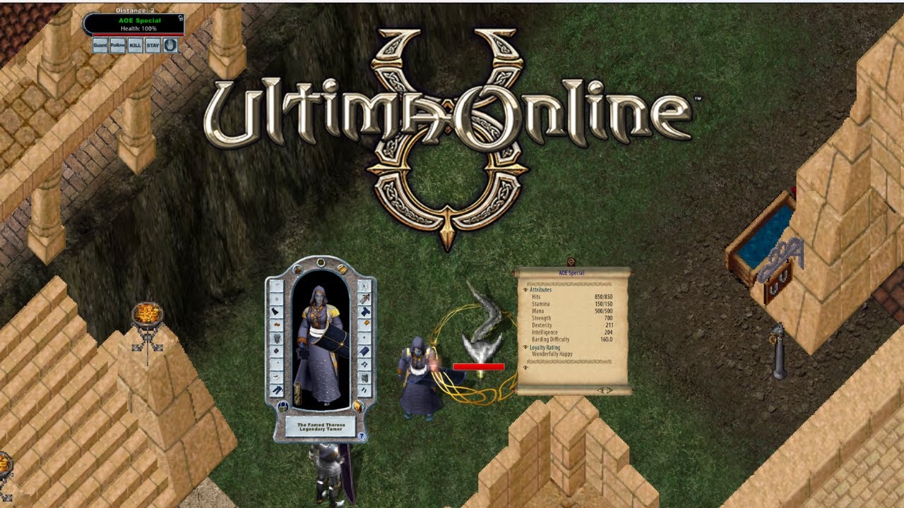 Ultima Online How To Animal Training/Skill Up YouTube