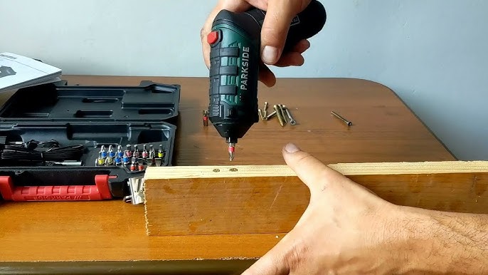 Parkside Cordless Screwdriver PSSA 4 B2 TESTING - YouTube