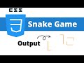 Snake game animation using HTML and CSS tutorial for beginners #coding #tutorial #css