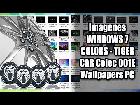 Imagenes WINDOWS 7 COLORS - TIGER CAR Colec 001E Fondos Pantalla PC Wallpapers HD