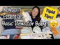 NEWBORN BABY ESSENTIALS + TIPID TIPS! (Updated) | Nins Po