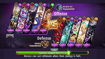 Magic rush Merger 811 - Arena vs Rank 2 Madog 332k powergap