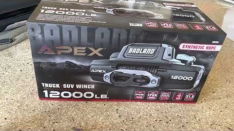TorqueNutDriver: Badland Apex Winch Unboxing