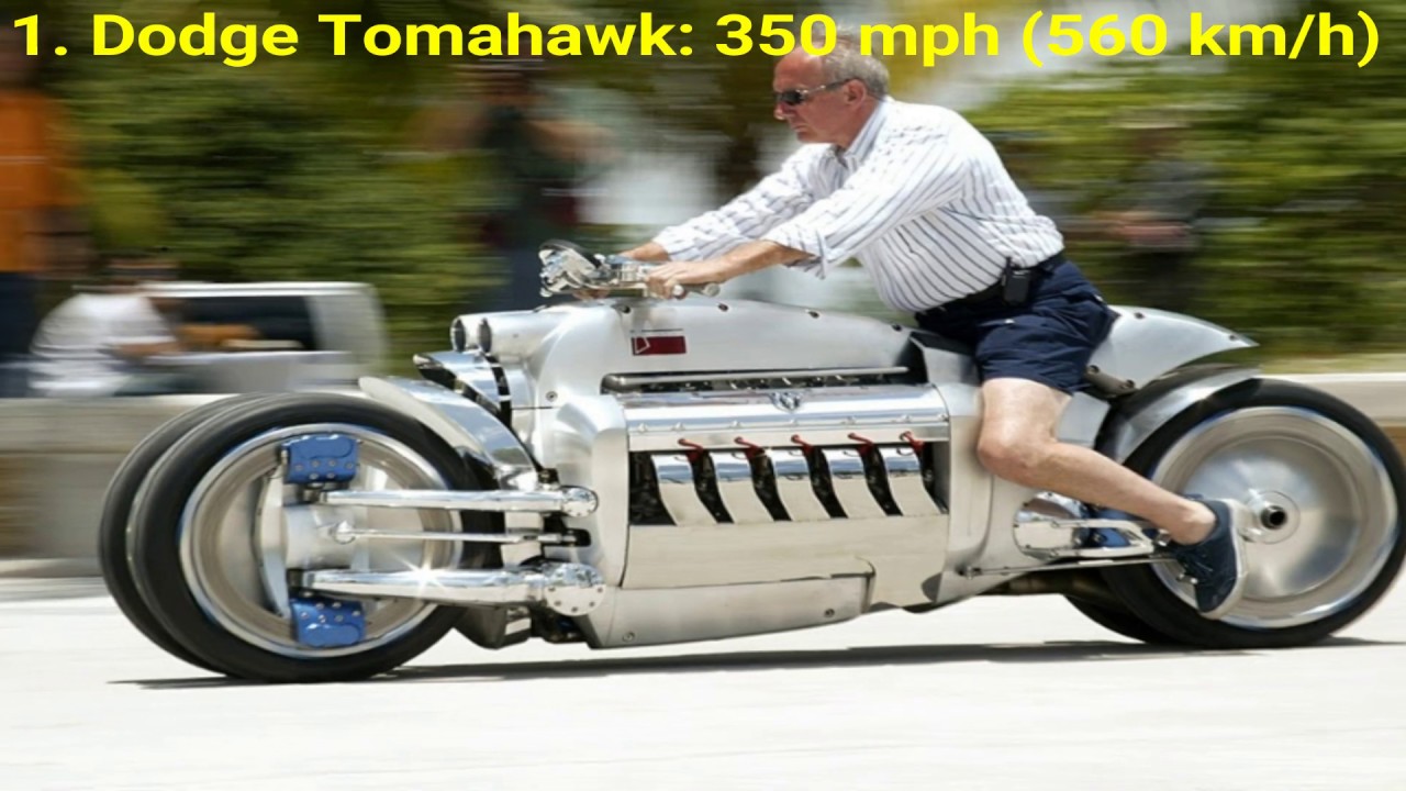 dodge tomahawk top speed price