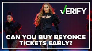 VERIFY: How StubHub sells Beyoncé tickets before they