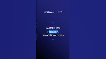 ZeptoMail for Fintech transactional emails