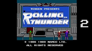 Rolling Thunder (NES) Playthrough Part 2 FINAL (Story 2)