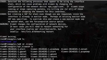 Wardriving with Wifi Pineapple Mark V running Kismet