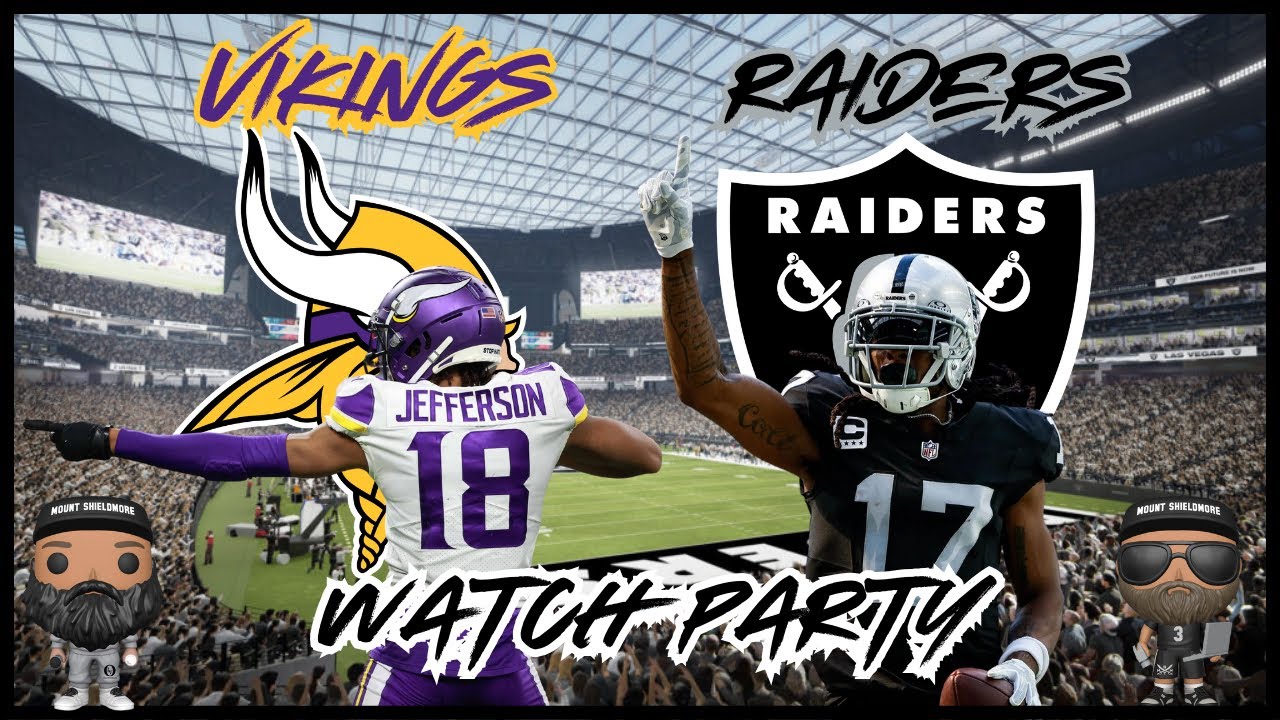 NFL Week 14 Vikings vs Raiders Watch Party LIVE YouTube